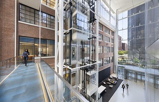 238 Main Street atrium joining the Kendall Building